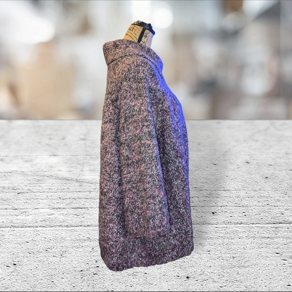 Tweeds purple wool blend cardigan/sweater/jacket size 2X - Picture 11 of 14